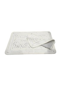 Resim Banyo Paspası 2'li Set Paskal Ekru Çok Renkli 