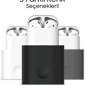 Resim Pileli Store Ally Apple Airpods Boş Şarj STANDI-(5775) 