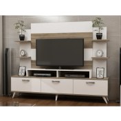 Resim Decorotika Diana Tv Ünitesi Beyaz Ceviz 