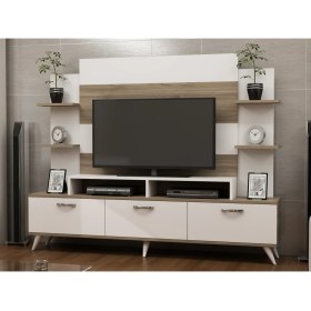 Resim Decorotika Diana Tv Ünitesi Beyaz Ceviz 