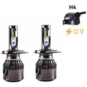 Resim Space Led Far Ampulü Çift Renk Sarı/Beyaz H4-36W-4800Lm-12V / Laam492-1 