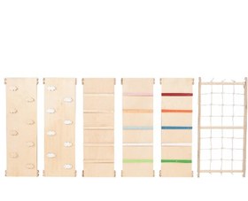 Resim Ramps for Climbing Triangle & Arch - Natural Finish / Ladder/Slide Ramp 