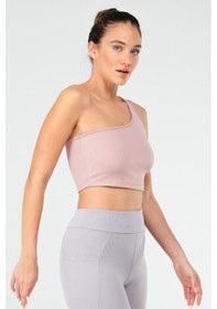 Resim Pudra Regular Açık Yaka Kadın Sporcu Sütyeni Bra Sf0641 Pudra 