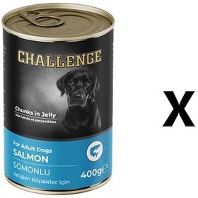Resim Challenge Somonlu Köpek Konservesi 400 G X 24 Adet 
