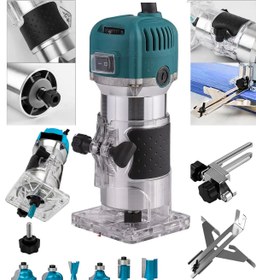 Resim özgürce Bakır Sargı 3600W Formika Freze Makinesi, 6mm Uç, 2 Yıl Garantili 