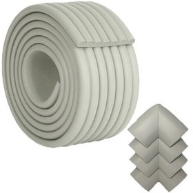 Resim Evokids ( 2 Metre Çok Amaçlı Kenar + 4 Adet Köşe ) Gri Çok Çok Renkli 