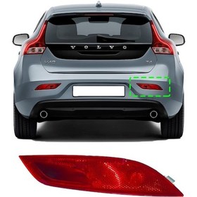 Resim Volvo V40 Arka Tampon Reflektör Sis Farı Stop 2013 2019 SAĞ 