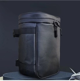 Resim Chuangyinshop Black Sürron İçin Gidon Çantası 1.37gal Arka Çamurluk Sedyesi Dirt Bike Moped Saddlebag Siyah 