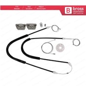 Resim Jaguar X Type X400 2001-2009 İçin Ön Sol Cam Kriko Tamir Seti 