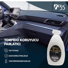 Resim FX35 Lüks 4 Lt Torpido Koruyucu Parlatıcı Bakım Kremi 