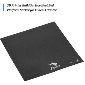 Resim 3d Yazıcı Yapı Yüzeyi Isıtma Yatağı Platformu Etiket Sayfası 9 İnç 9 İnç Ender-3 İçin 