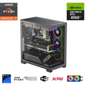 Resim ETERNAL POWER RYZEN 7 9800X3D 64G DDR5 1TB M.2 RTX4060Tİ B650 WIFI 750W 240M 