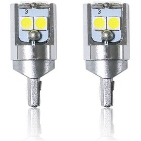 Resim T10 Dekoratif Led Ampul Beyaz 12v Canbus / Laam954 Renkli 