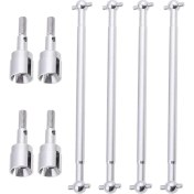 Resim Spibicyy 08029 Dogbones 89.5mm ve Saplama Tekerlek Aksı 02033 Tahrik Mili 1/10 Redcat Hsp Exceed Rc Araba Kamyon Yedek Gümüş (Yurt Dışından) 