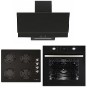 Resim Alveus Baker AF870 - A10 - AD07 Siyah Ankastre Set 
