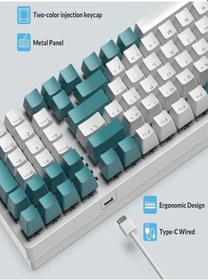 Resim 9 Full Rgb Aydınlatma Modlu %100 Kablolu Gerçek Mekanik Klavye Oy 