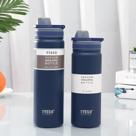 Resim Tyeso Racket Vakumlu Paslanmaz Çelik Termos - 530ML / Lacivert 