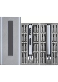 Resim Honeybeeshop 50si 1 Arada Kablosuz Şarjlı Tornavida Seti Yüksek Tork Sessiz Uzun Pil Ömrü 