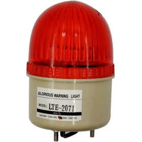 Resim Ledli İkaz Lambası 24V Ac Lte-2071 Kırmızı 