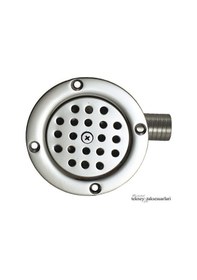Resim 21mm Paslanmaz Yer Süzgeçi 90' Çıkışlı Yer Sifonu 
