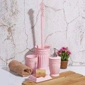 Resim Piev House By 4 Lü Banyo Seti Pembe 