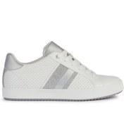 Resim Geox Kadın Beyaz Blomiee Bağcıklı Deri Sneaker D366hf054ajc0007 