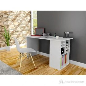 Resim Tdesigno Akasya Bilgisayar ve Çalışma Masası - Beyaz 