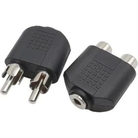 Resim Storemax Dişi 3.5 mm Stereo Erkek 2 Rca 2x Erkek Rca Dişi Stereo Jack 