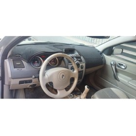 Resim Renault Megane 2 Modellerine Uygun Torpido Koruma Halısı Siyah Kenar Renk Siyah 