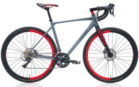 Resim CARRARO GRAVEL G0 CLARIS GRAVEL BİSİKLET 480H 16-V MD MAT ANTRASİT-SİYAH-KIRMIZI R1 