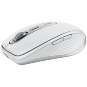 Resim logitech MX Anywhere 3S Kompakt 8000 DPI Optik Sensörlü Sessiz Bluetooth Kablosuz Mouse - Beyaz 