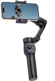 Resim Fuchsia SF27 360° Ayarlanabilir Katlanabilir Tripodlu 3 Eksenli Bluetooth Selfie Gimbal Stabilizatör 