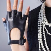 Resim Kadınlar için Düz Renk Yarım Parmak Eldiven, Ayarlanabilir Metal Tokalı Dans Eldivenleri, Cosplay Eldivenleri, Parti Eldivenleri, Cadılar Bayramı Aksesuarları, Cadılar Bayramı için Uygun, Parmaksız Eldiven, Dans Eldivenleri, Kadın Eldivenleri, Dantelli Kadın Eldivenleri, Şık Eldiven 
