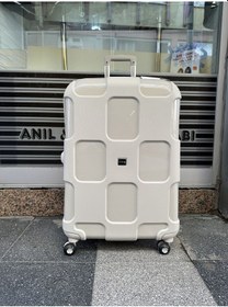 Resim Ivs Unisex Bej Krem 3'lü Set Valiz Bej - Krem 