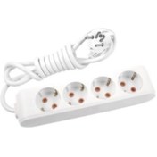 Resim VİKO 3x2,5 mm² Ttr Kablo Ile Dörtlü Çocuk Korumalı 5 Metre Grup Seyyar Kablo 