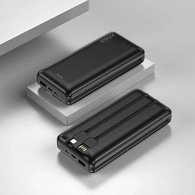 Resim Shaza 20.000 Mah 4in1 Smart Chip Powerbank Siyah 