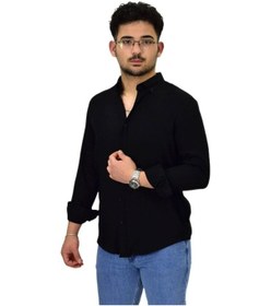 Resim Erkek Spor Silim Fit Uzun Kol Gömlek G5033 Bgl-st04492 Siyah 