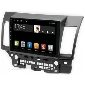 Resim Mitsubishi Lancer 2007-2012 Model Uyumlu 4gb Ram 64gb Hafıza Qled Carplay Android Auto 9" 