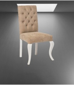 Resim Bengimobilya Zus554 Sandalye Giydirme Kapitone Model Ahşap Kayın Torna Ayak K 