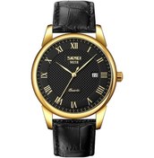 Resim Rogfer Skmeı 9058 Çok Fonksiyonlu Açık Moda Su Geçirmez Altın Kabuk Kuvars Bilek İzle Erkekler Stil Siyah Yüz Siyah Kayış Çok Renkli Çok Renkli 