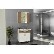 Resim DOĞSAN MOBİLYA Banyo Dolabı Takım 75 cm 