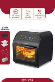 Resim Sinbo SCO-5059 15 lt Airfryer Fırın 
