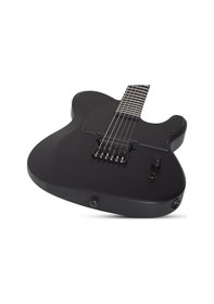 Resim Schecter Pt Black Ops Elektro Gitar Satin Black Open Pore 