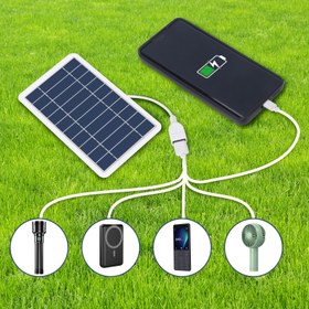Resim 1 Adet Su Geçirmez Tasarımlı 5V2W Solar Panel, Hafif Taşınabilir USB Güçlü Şarj Cihazı - Akıllı Telefonlar, Tabletler, Kameralar, Kamp, Yürüyüş ve Acil Durumlar İçin Solar Güç Kaynağı - Ev Kullanımı için Güvenli Şarj Özellikli 