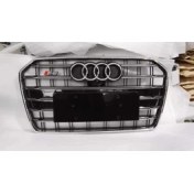 Resim ÇMK Audi A6 S6 2015-2018 Panjur Siyah Krom 