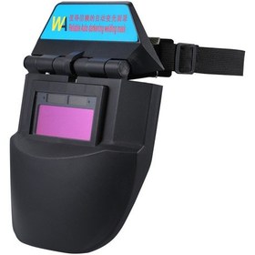 Resim Folinda Siyah Yarı Kask Otomatik Koyulaşan Kaynak Masası - Isı Ve Alev Dayanıklı, Göz Ve Yüz Koruyucu Kaynakçı Koruyucu Maskesi 