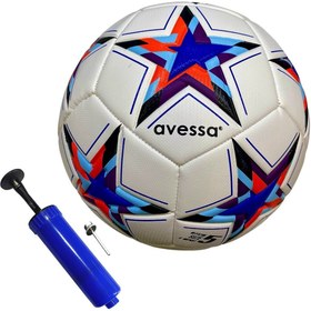 Resim woodhub FT-800 Futbol Topu 4 Astarlı Sert Zemin Halı Saha Topu Maç Topu 420 gr + Top Pompası 