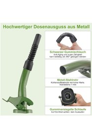 Resim BİTERSE Metal Dökme Ağzı, Yakıt Bidonu, Çıkış Borusu, Lastik Ağızlı, 20 Mm Tank Manşonu, Metal Bidon, 5/10/2 