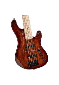 Resim Cort Gb-fusıon5abb Bas Gitar 5 Telli Aktif - Amber Blue Burst 