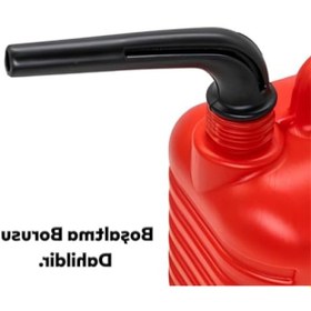 Resim markentegra 5 Litre Kapasiteli Antistatik Plastik Benzin Bidonu 